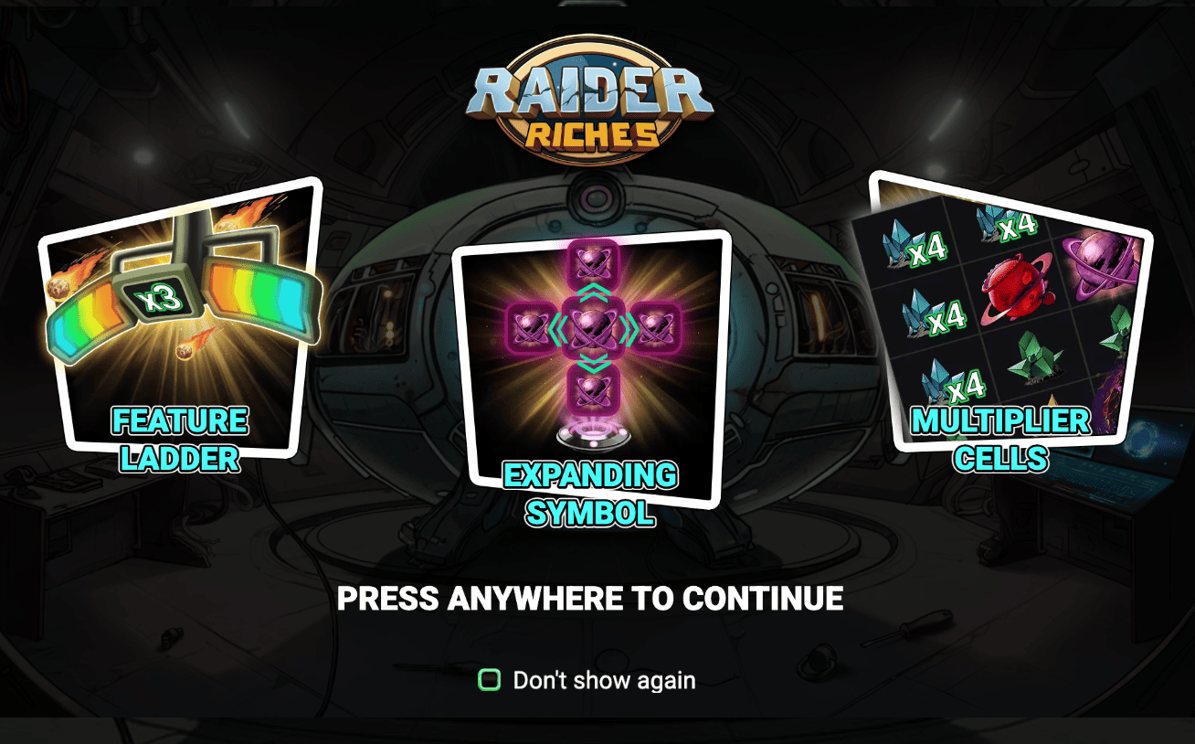 How to play Raider Riches
