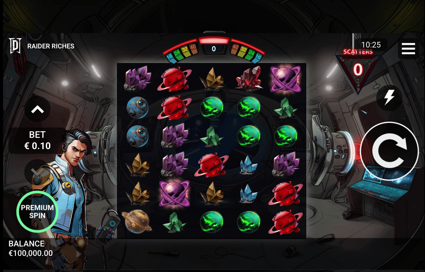 Betting in Raider Riches